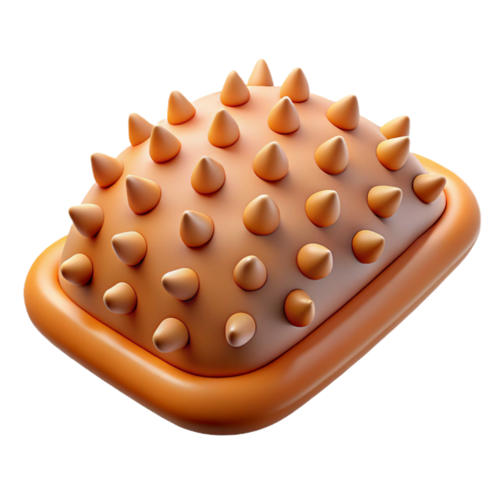 serene abstract Acupressure Mat Spiky Texture Element original png