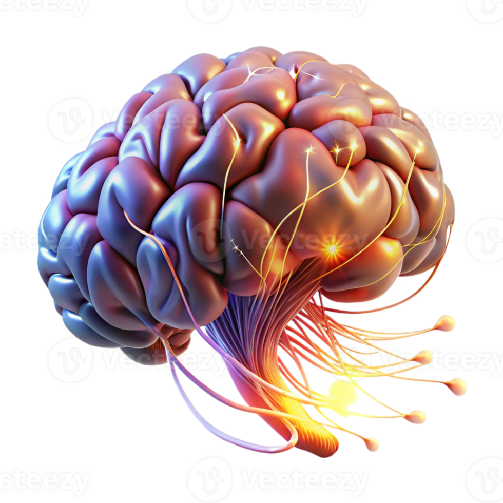 magnificent modern A Digital Representation of a Human Brain professional png