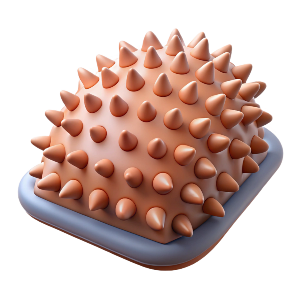 stunning modern Acupressure Mat Spiky Texture Element high resolution png