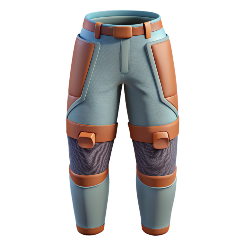 wonderful classic Adaptive Pants Articulated Knees Transparent Background detailed png