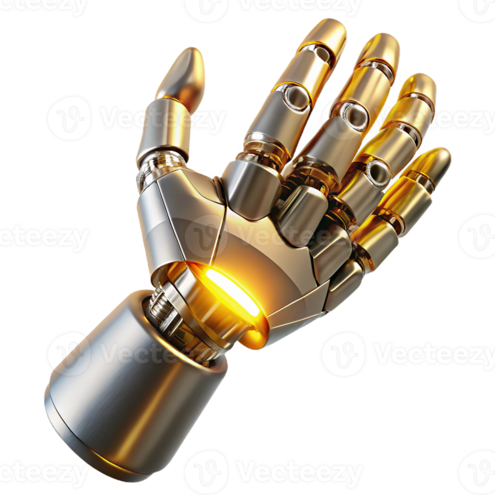 impressive modern A Bionic Arm Flexing Its Metallic Fingers detailed png
