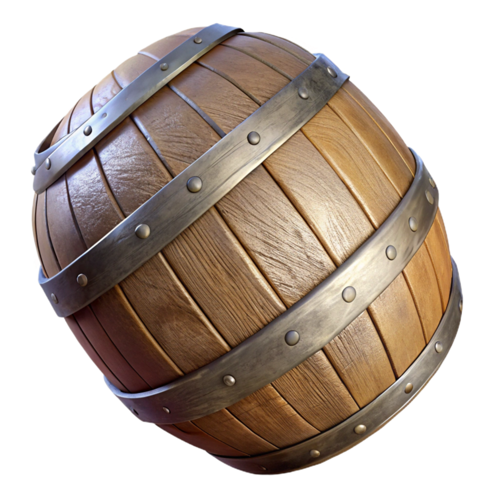 extraordinary classic Aged Wooden Barrel Top View Element exclusive png