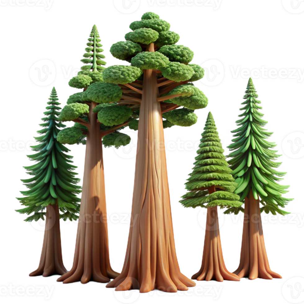 wonderful rustic A Giant Sequoia Tree Reaching Towards Th 4K png