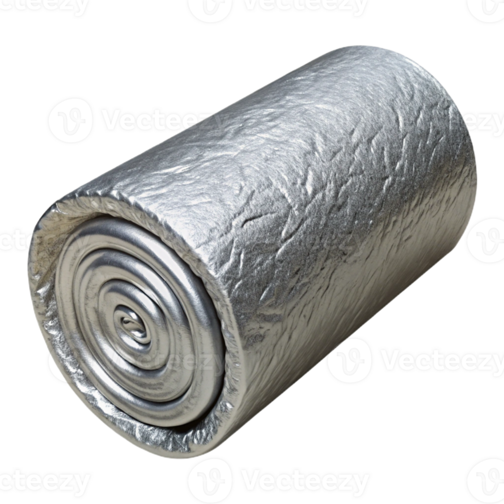 impressive minimalist Aluminum Foil Roll Cutout detailed png