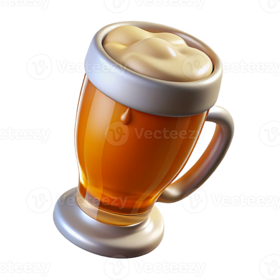 stunning classic Amber Ale in Pilsner Glass Cutout high quality png
