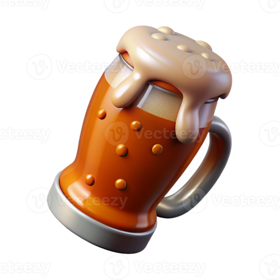 serene traditional Amber Ale with Visible Carbonation Cutout png
