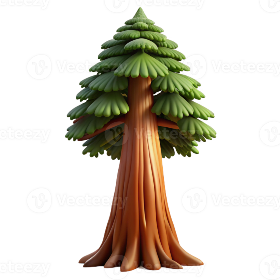 beautiful vintage A Majestic Redwood Tree Towering over The professional png