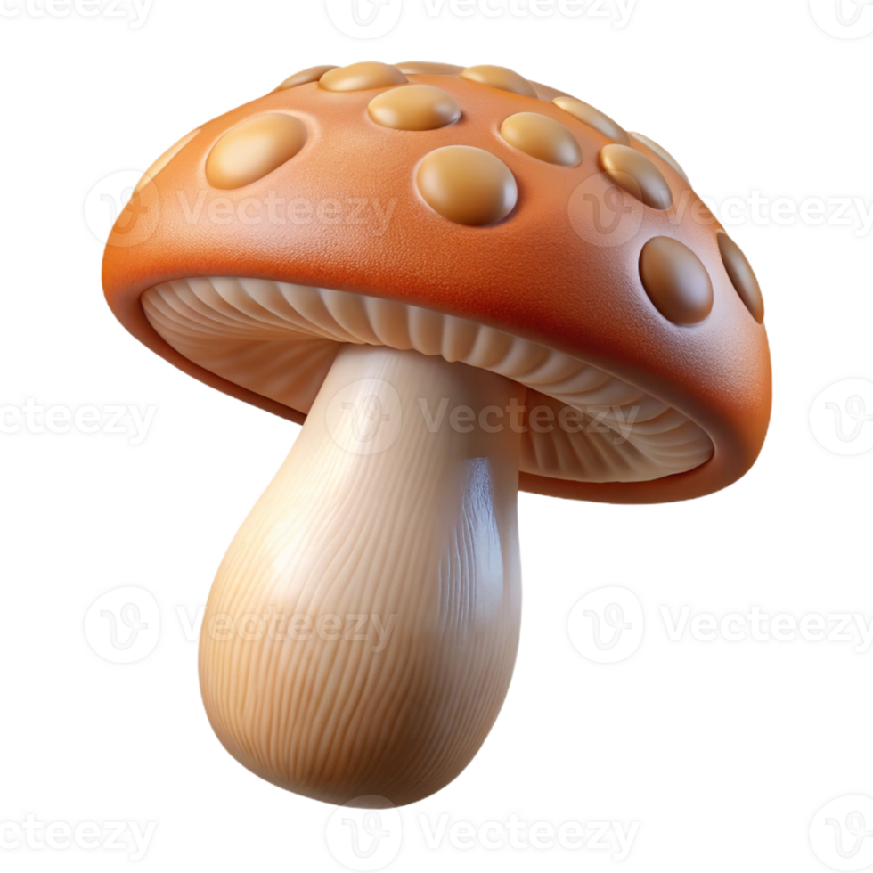 wonderful artistic A Close Up of a Mushroom Cap Intricate D professional png