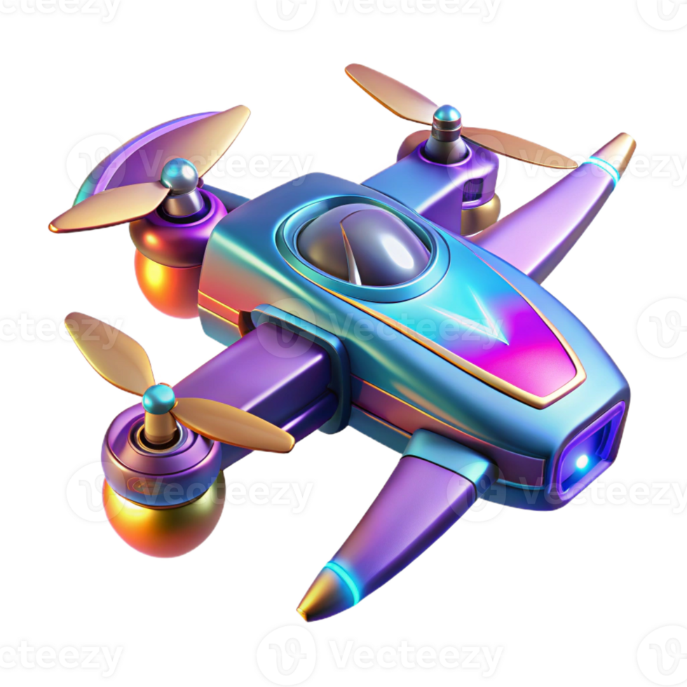 stunning abstract A Futuristic Racing Drone Adorned with V professional png