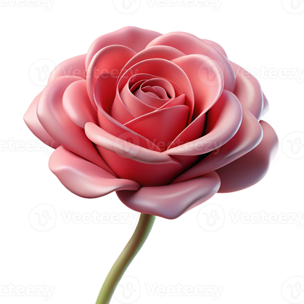 vibrant classic A Single Rose Blooming in a Garden Elega original png