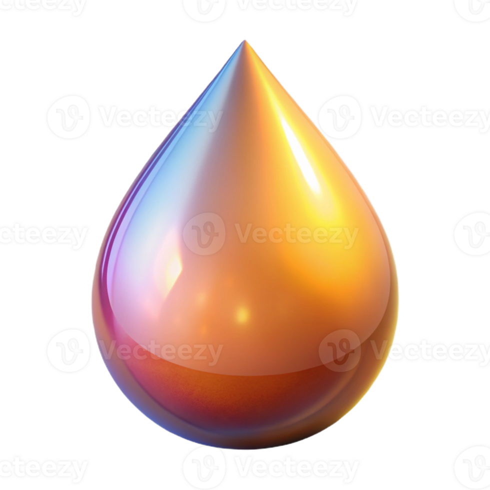 serene vintage A Single Luminous Teardrop Reflecting Th original png