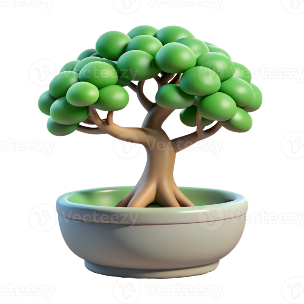 impressive abstract Bonsai Tree in Soft Light professional png