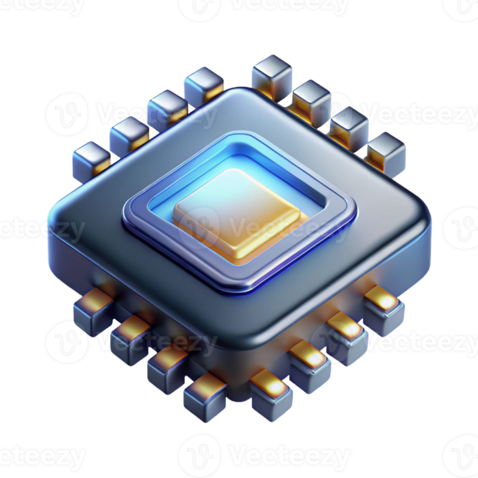 serene classic A Single Microchip Highly Detailed Glowi exclusive png