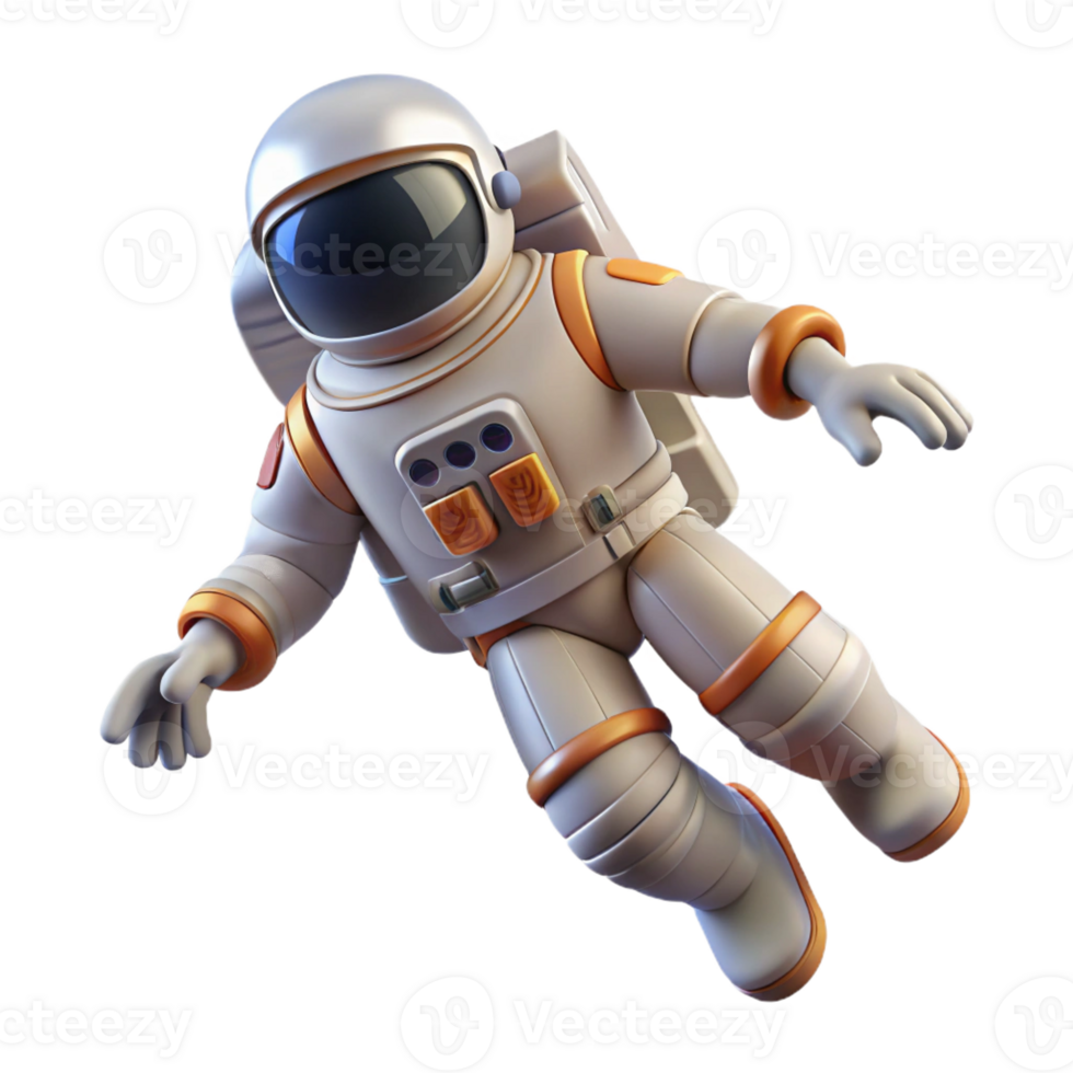 elegant traditional A Lone Astronaut Floating in Space Deta professional png