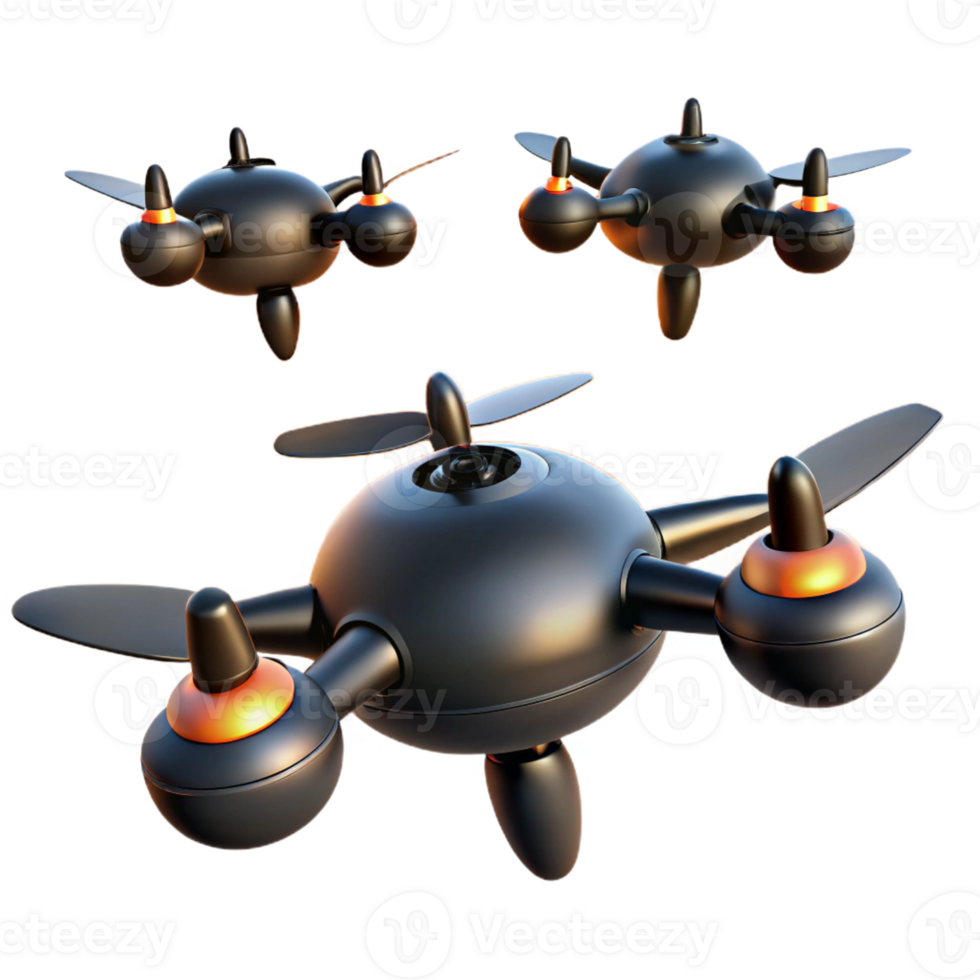 stunning classic A Group of Drones Flying in Formation Sl authentic png