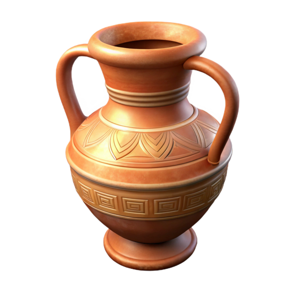 extraordinary minimalist Ancient Greek Amphora Element exclusive png