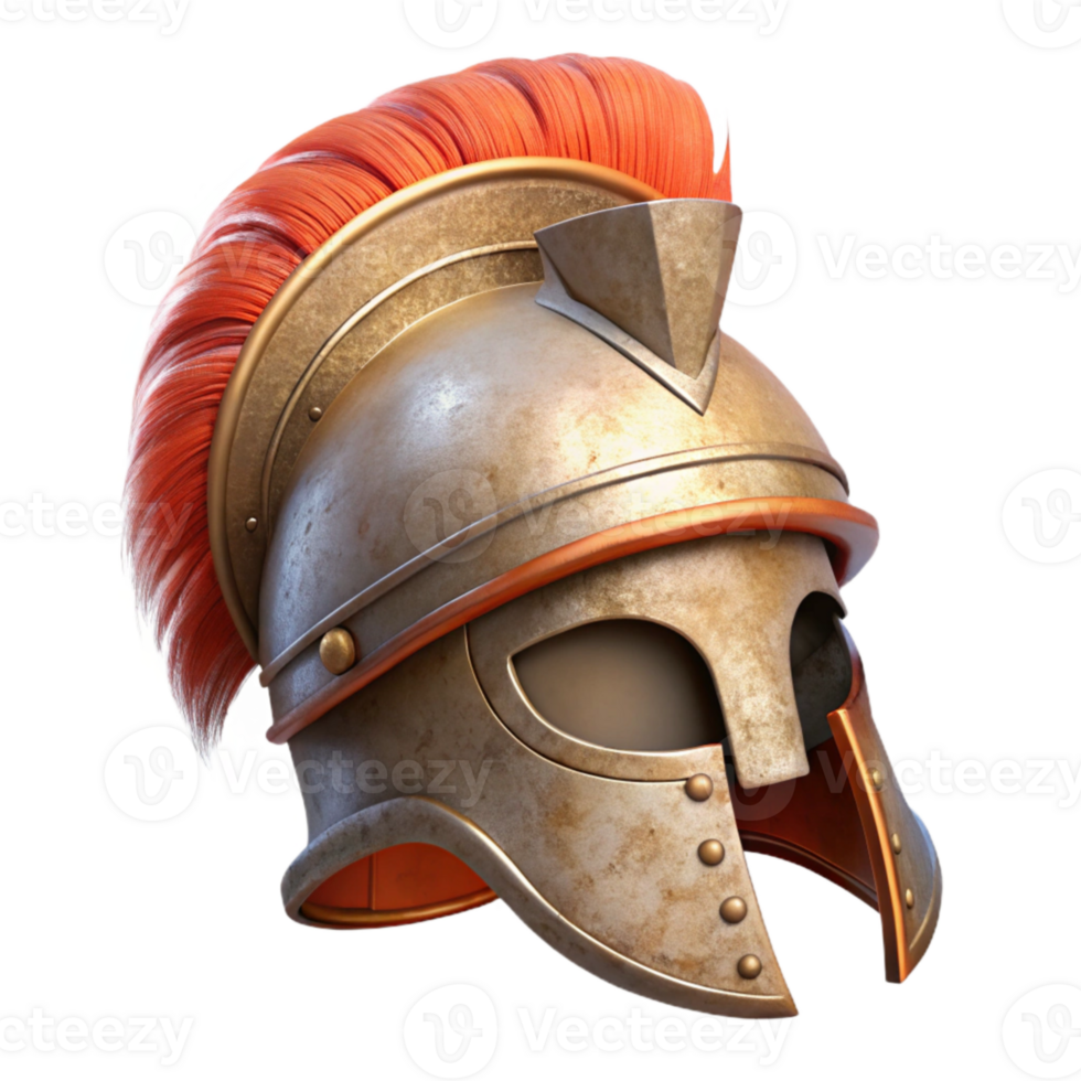 elegant artistic Ancient Roman Helmet Element high resolution png