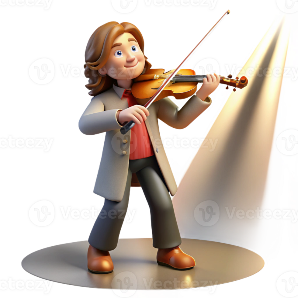 magnificent contemporary A Musician with Long Flowing Hair Hold high resolution png