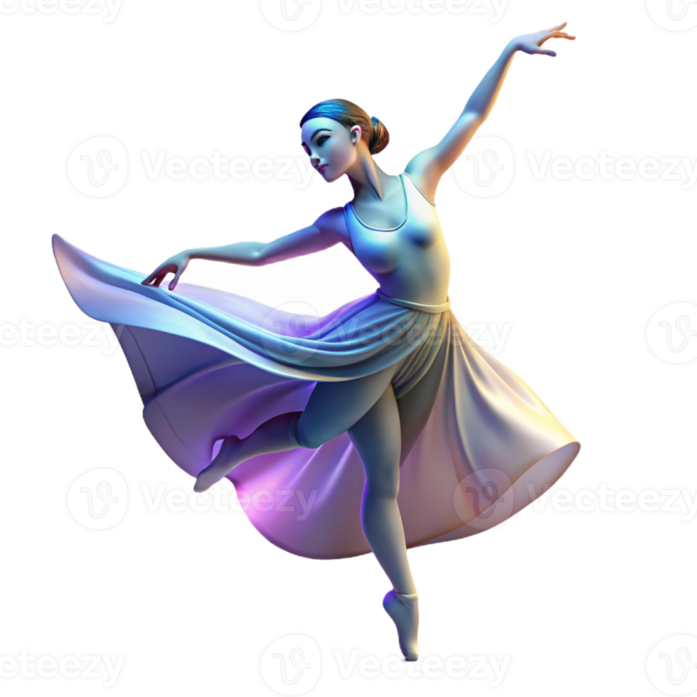 wonderful modern A Dancer with a Graceful Pose Wearing a F 4K png