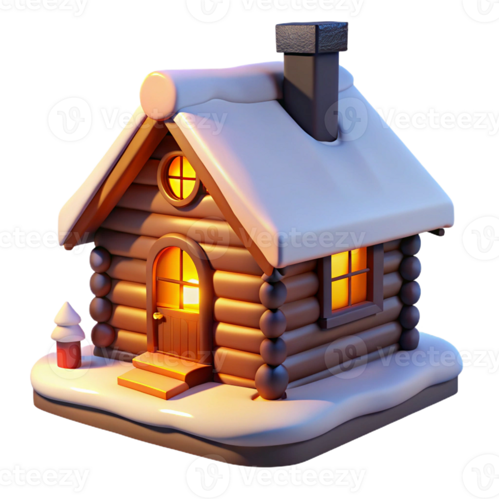wonderful rustic A Cozy Log Cabin in the Snow Warm Firelig high resolution png