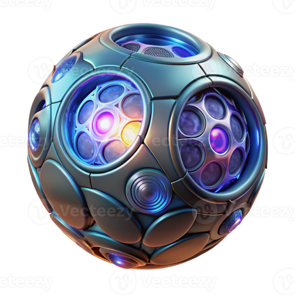dramatic creative A Levitating Sphere Glowing with Intern high resolution png