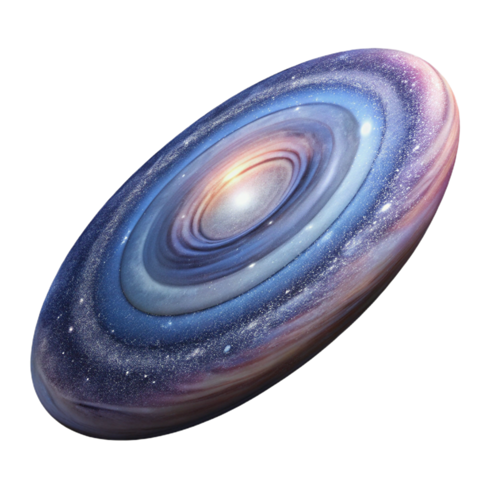 extraordinary minimalist Andromeda Galaxy Cutout with Spiral Structure high quality png