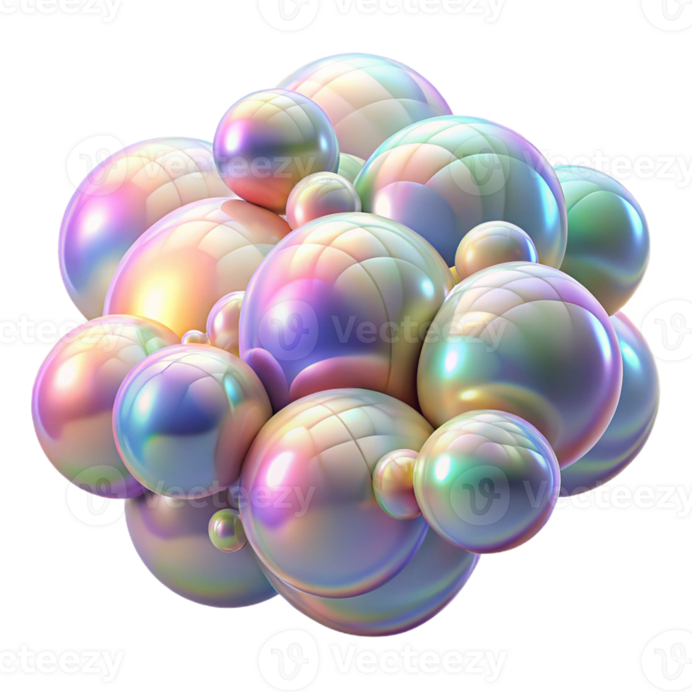 extraordinary artistic A Field of Floating Iridescent Bubbles Wi high quality png