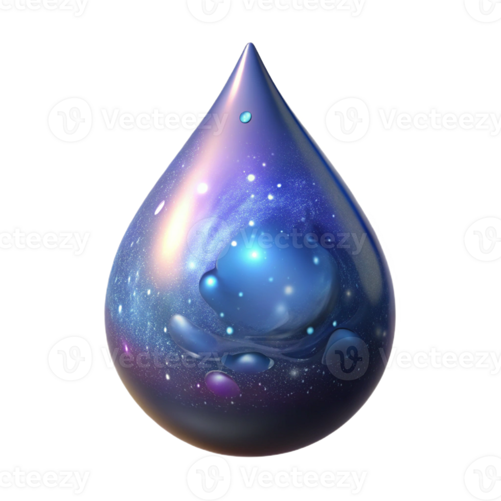 impressive minimalist A Single Luminous Teardrop Shape Compos authentic png