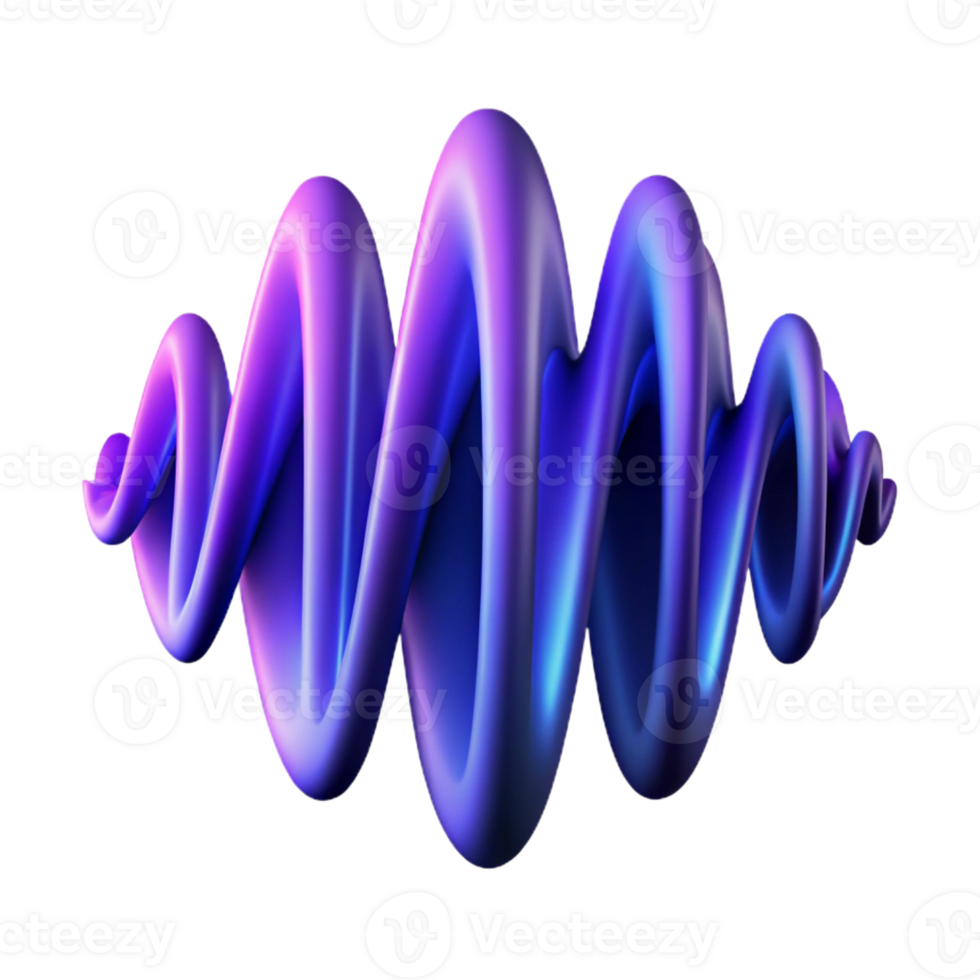 wonderful classic Abstract Sound Wave Visualization original png