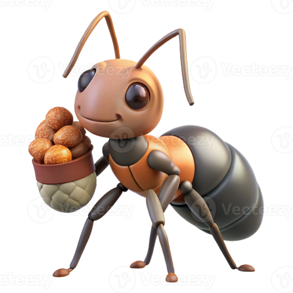 magnificent contemporary Ant Carrying Food Cutout high quality png