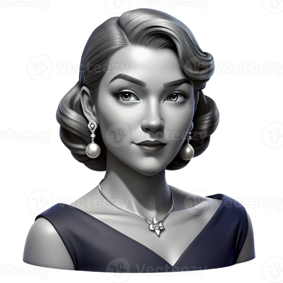 wonderful rustic Portrait of a Glamorous Hollywood Actress exclusive png