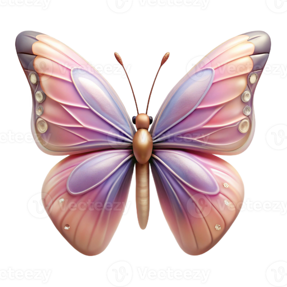 beautiful abstract Portrait of a Delicate Butterfly with In 4K png