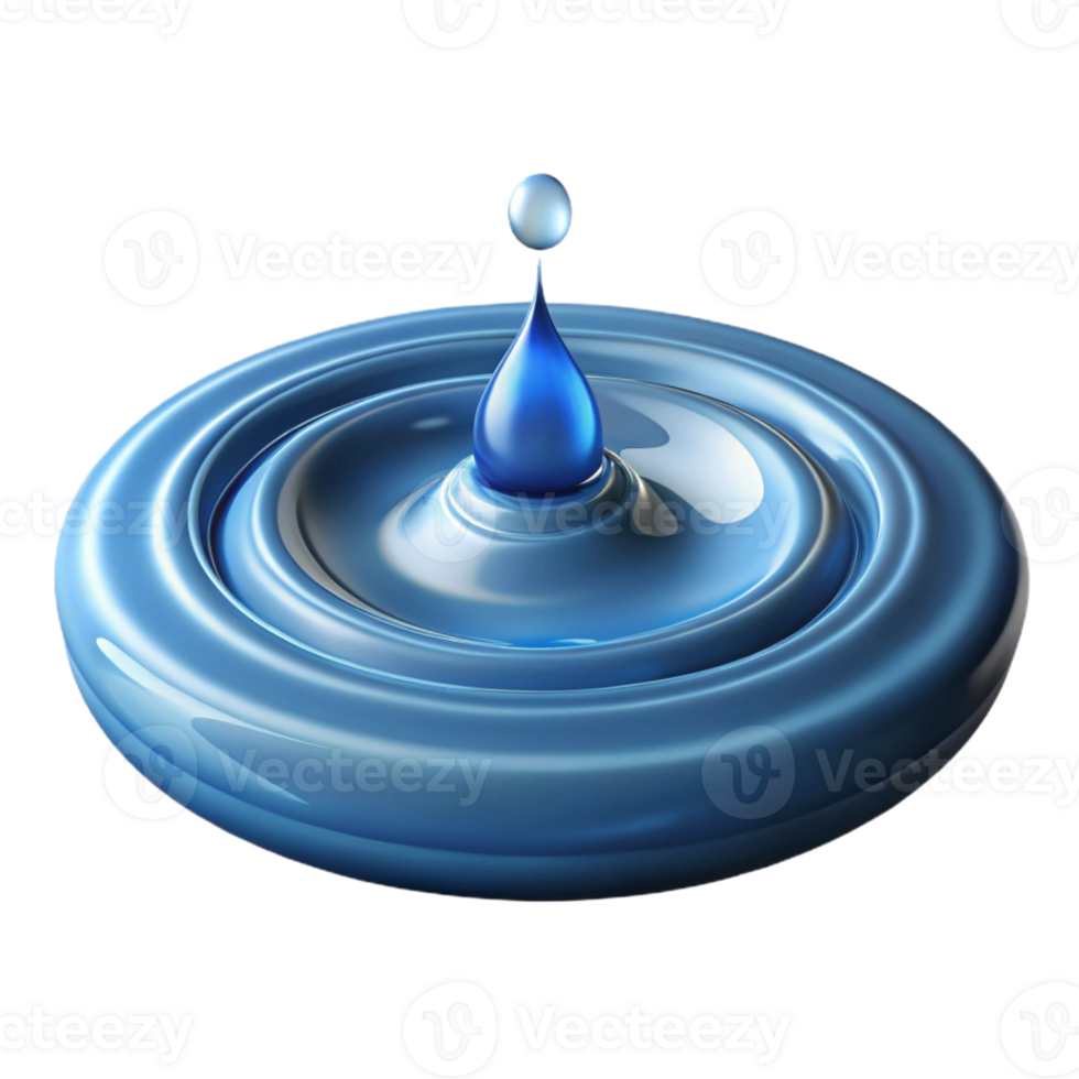 impressive modern A Close Up of a Water Droplet Splashing In high resolution png