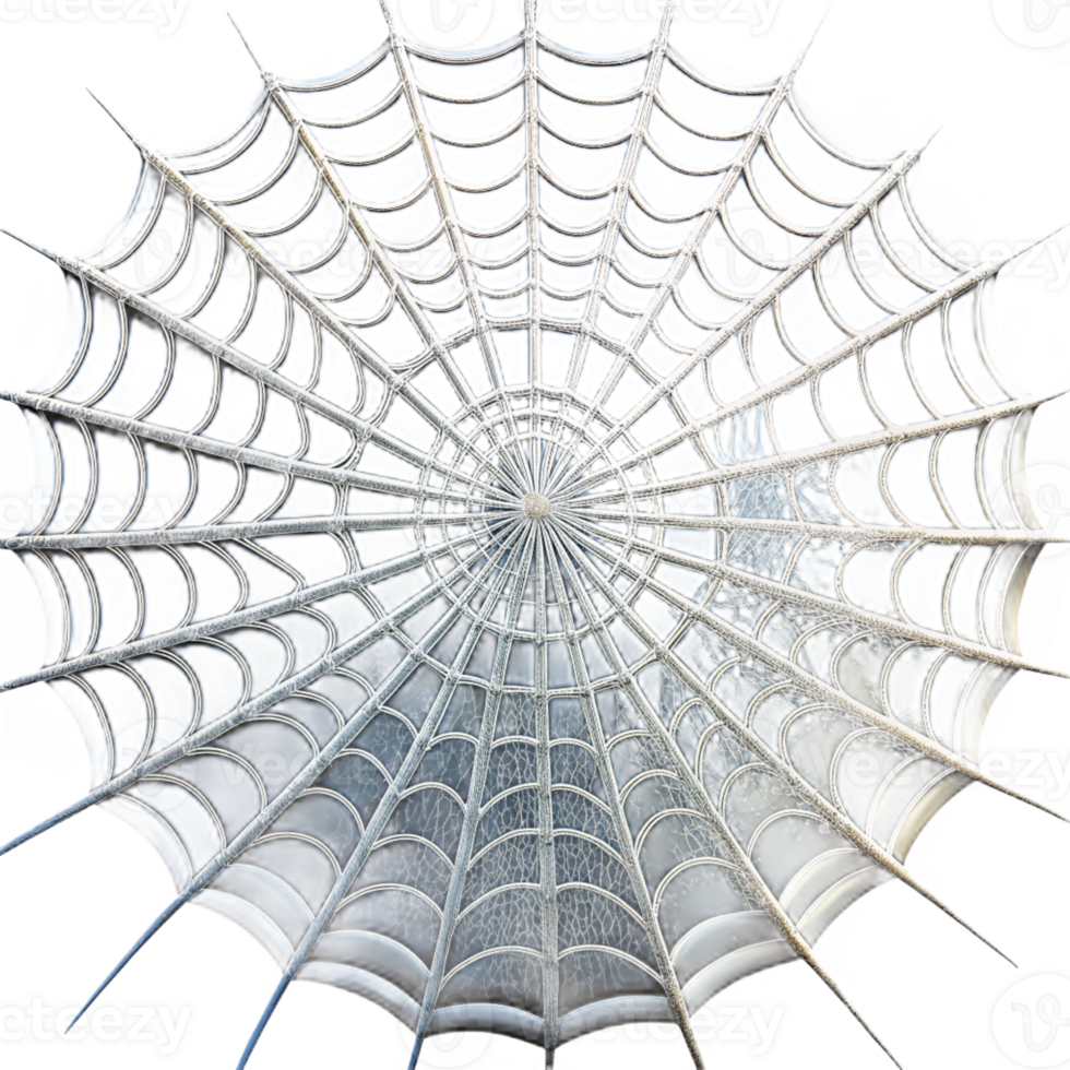 extraordinary minimalist A Close Up of a Spider Web Covered in Dew detailed png