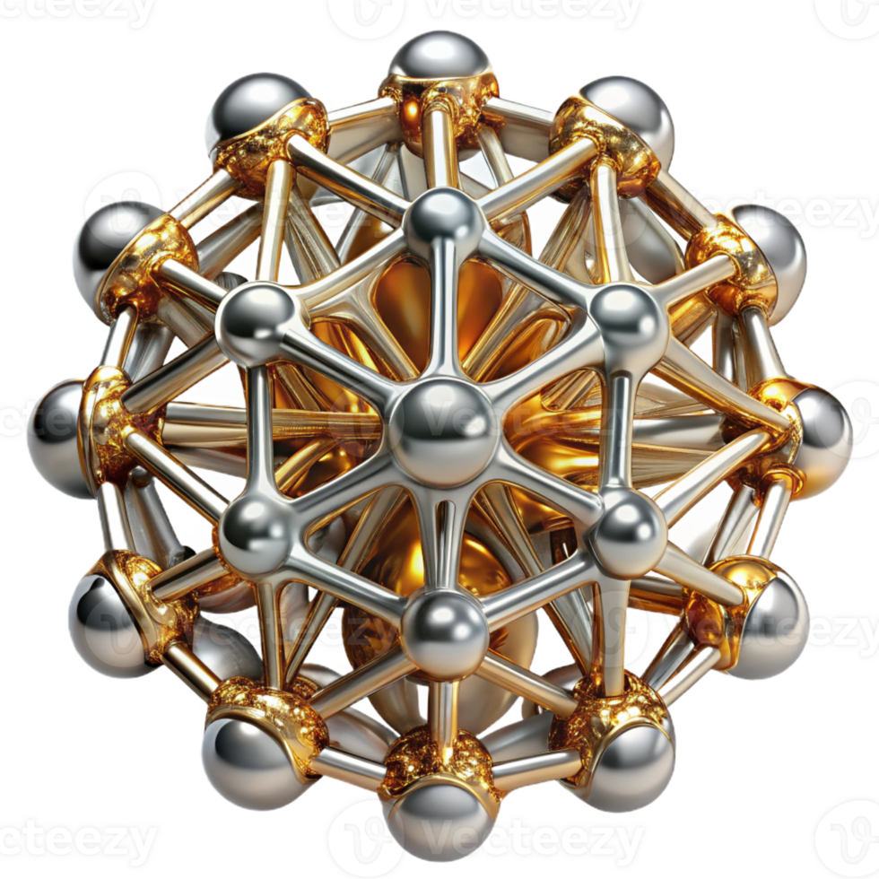 vibrant rustic A Complex Network of Branching Fractal detailed png