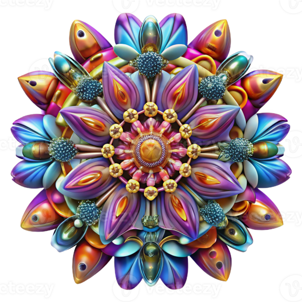 extraordinary rustic A Kaleidoscopic Pattern of Fragmented Mi premium png