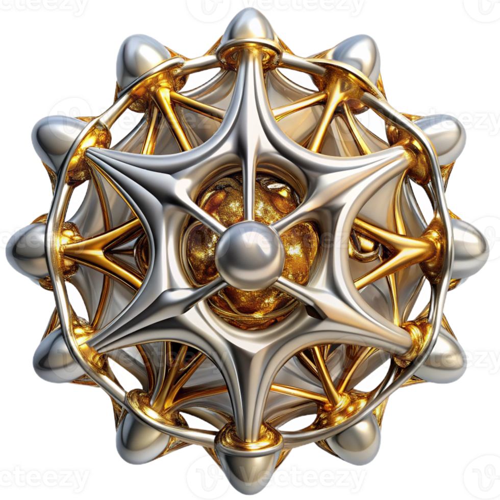 elegant abstract A Complex Network of Branching Fractal detailed png