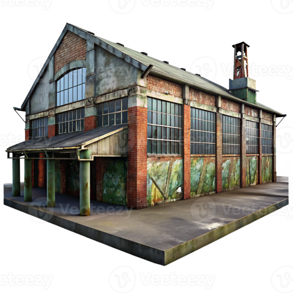 vibrant artistic An Abandoned Industrial Warehouse Graffi genuine png