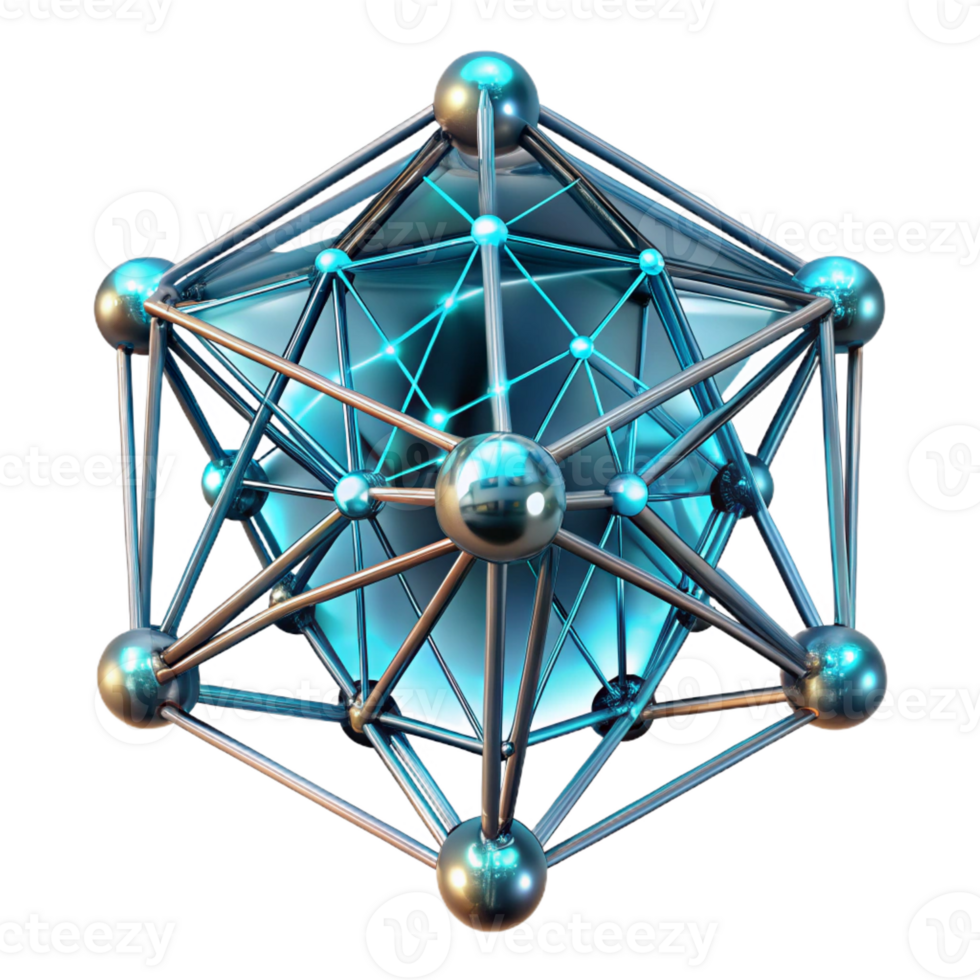 extraordinary minimalist Glowing Interconnected Network Lines high resolution png