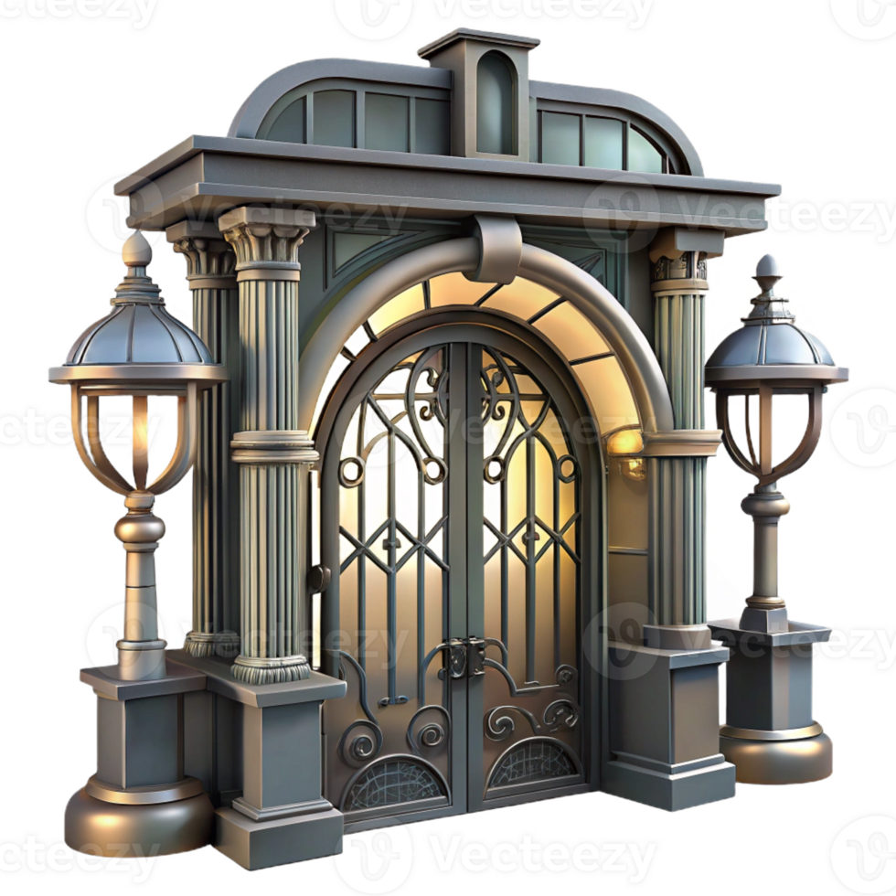 impressive classic An Art Nouveau Metro Station Entrance I authentic png