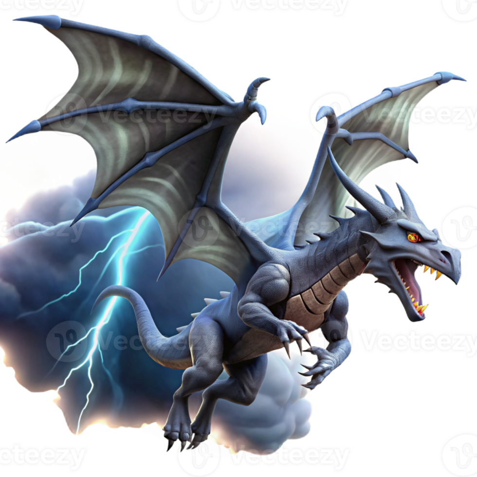 dramatic abstract A Colossal Dragon with Scales of Obsidian authentic png