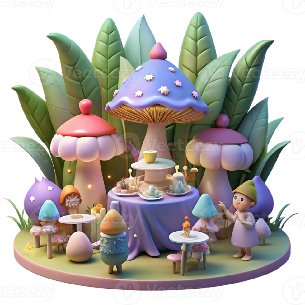 impressive minimalist A Whimsical Tea Party Hosted by a Group Of high resolution png