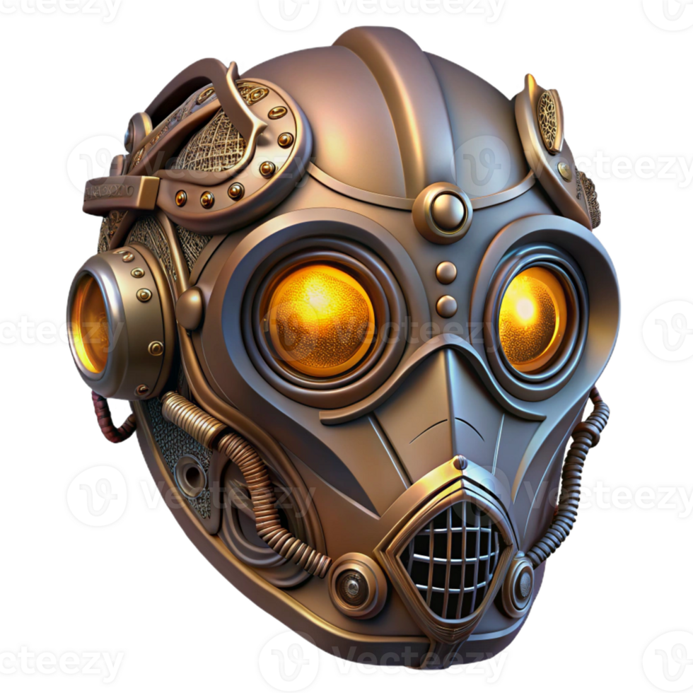 wonderful vintage A Steampunk Mask with Intricate Filigree original png