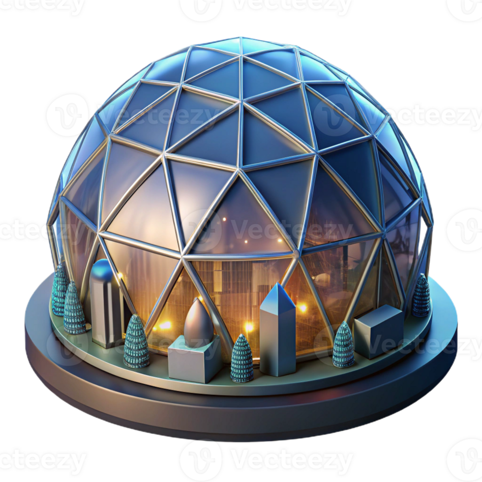 impressive contemporary A Giant Geodesic Dome Housing a Futurist 4K png