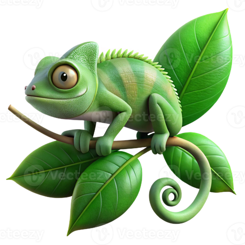 wonderful traditional A Chameleon Blending Seamlessly Into a L professional png