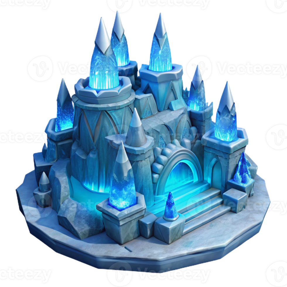 beautiful modern An Intricate Ice Palace Sculpted from a Gl genuine png