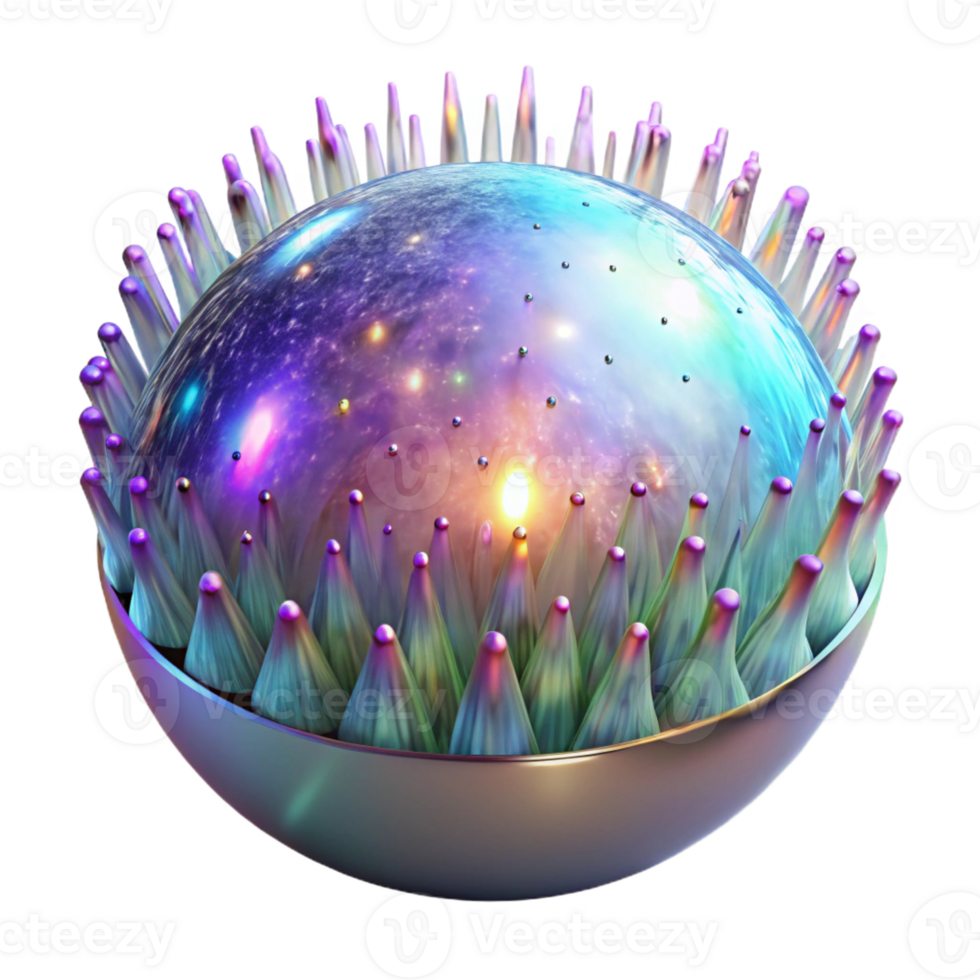 beautiful rustic A Field of Shimmering Holographic Partic professional png