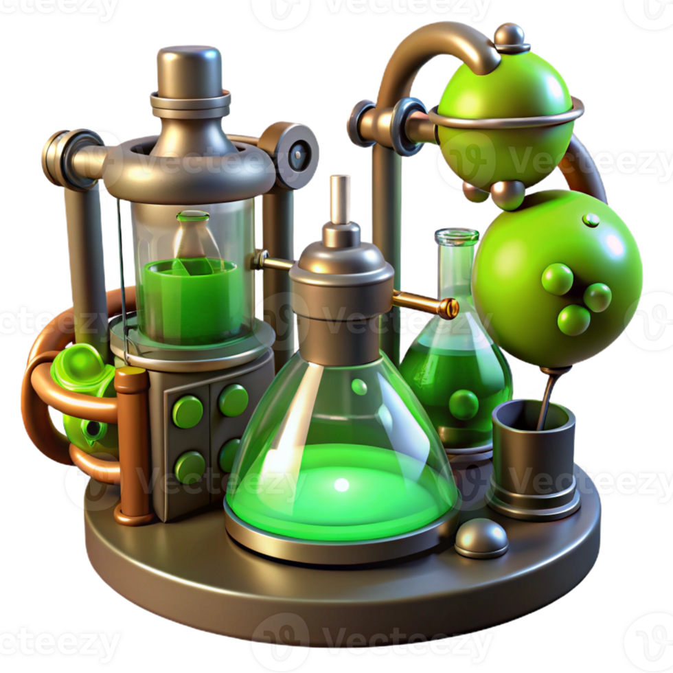 dramatic traditional A Steampunk Laboratory Filled with Stra exclusive png