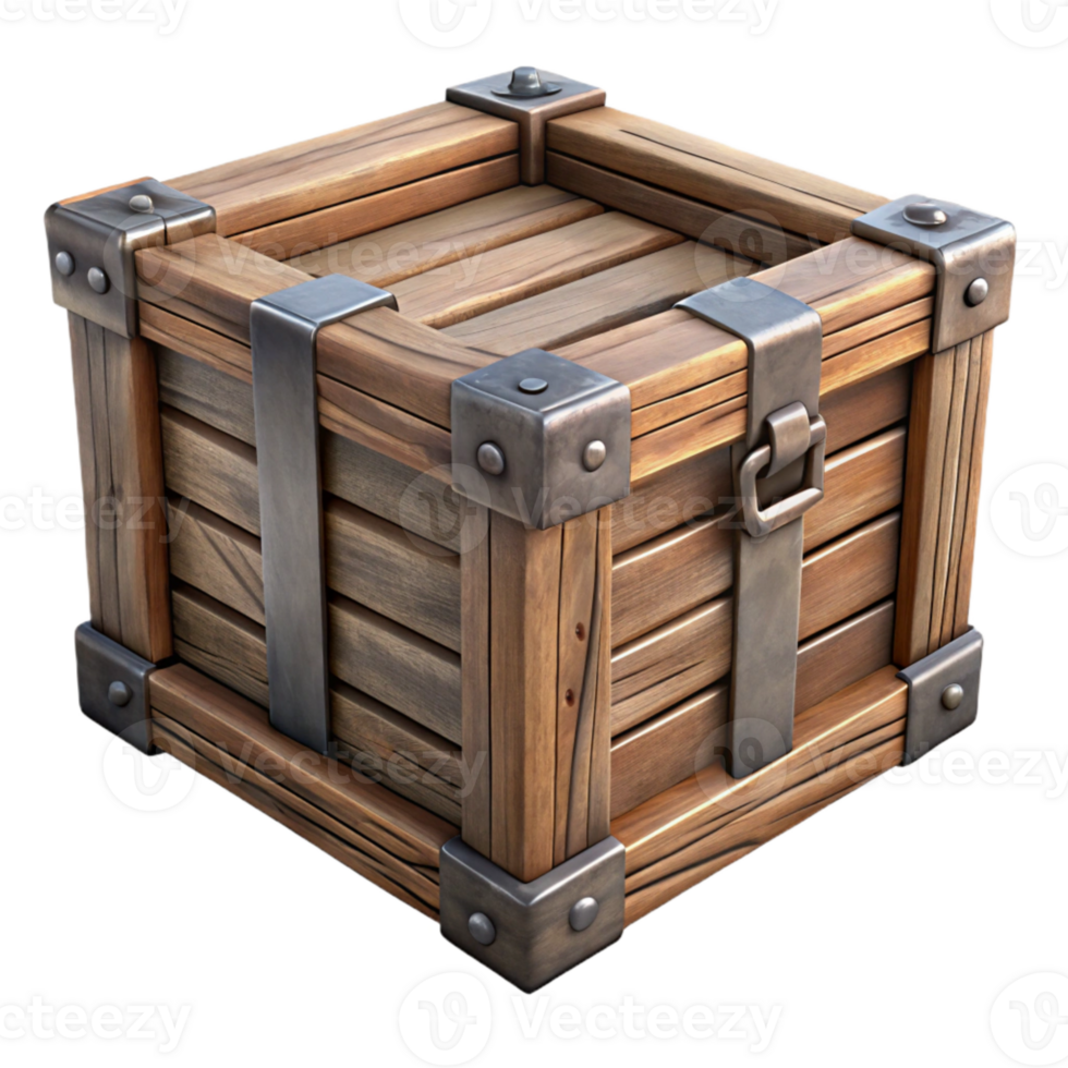 extraordinary minimalist Antique Wooden Crate high resolution png