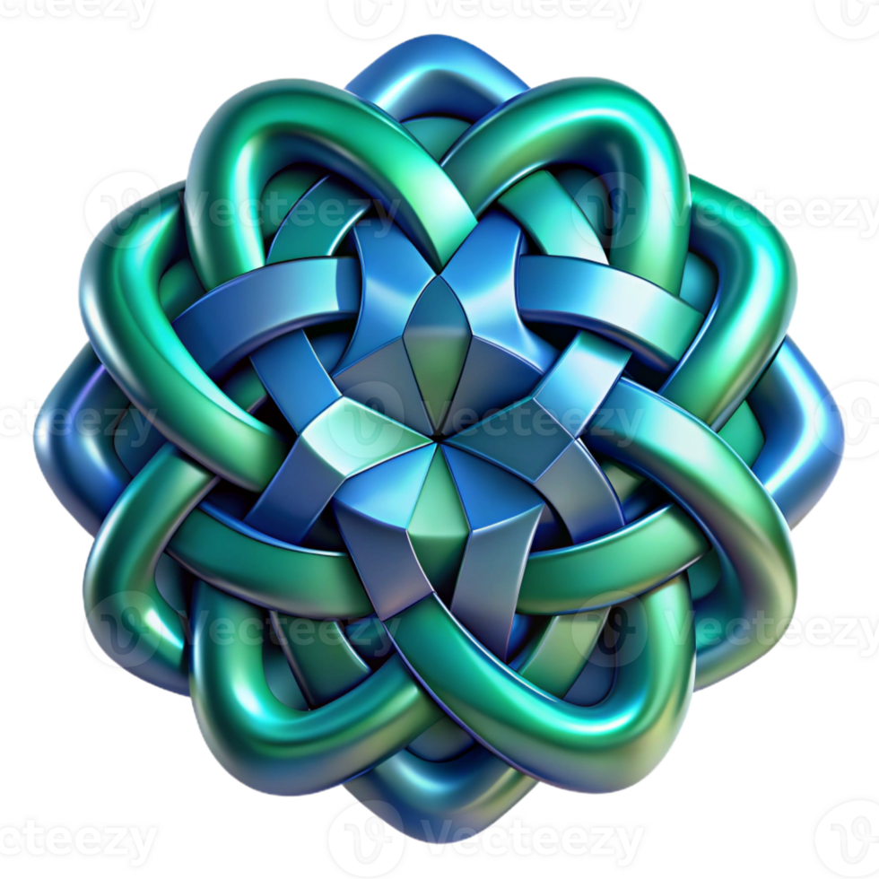 dramatic modern Interlocking Fractal Patterns in Shades O exclusive png